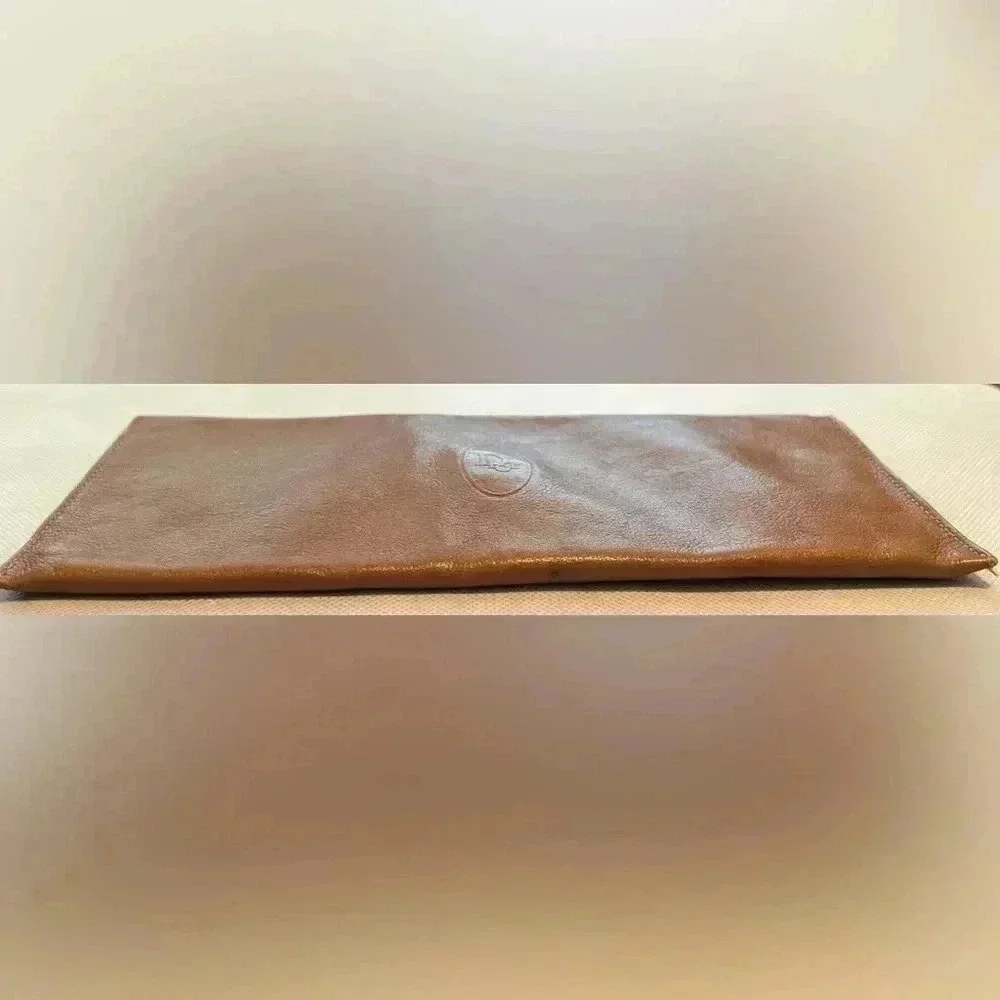 VINTAGE: Christian Dior | calfskin leather coin pouch